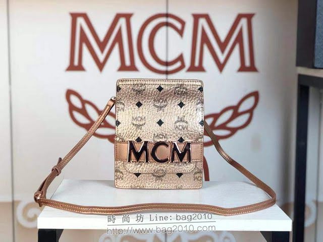 MCM腰包 原單新品 1058 Stark Modular腰包 標誌性Visetos印花塗層 扁平手拿包 拉鏈手包 可組成或單獨使用 MCM斜背包  mdmc1397